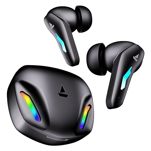 boAt Immortal 100 w/ Beast Mode(40ms Low Latency), 30 HRS Playback & RGB LEDs Bluetooth Headset
