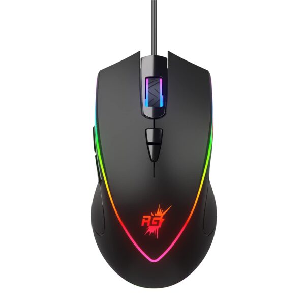 Redgear A-17 Gaming Mouse with Upto 6400 DPI, RGB Lighting and Braided Cable