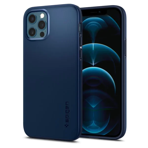 Spigen - Thin fit (Navy Blue) for iPhone 12 Pro