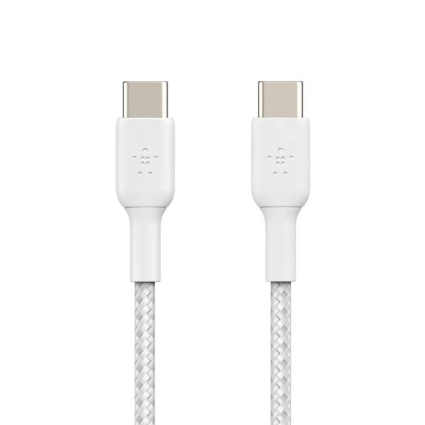 Belkin USB-C to USB-C Braided 3.3 Feet (1 Meter) Fast charging Type C Cable