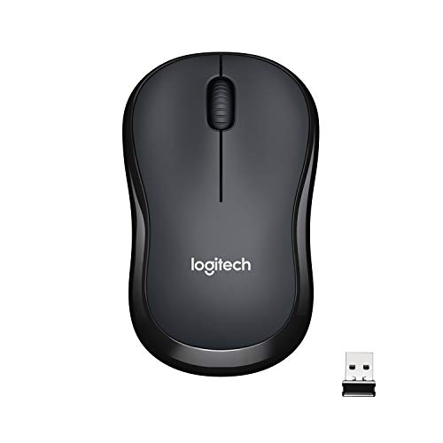 Logitech M221 Wireless Mouse, Silent Buttons, 2.4 GHz with USB Mini Receiver, 1000 DPI Optical Tracking, 18-Month Battery Life, Ambidextrous PC/Mac/La
