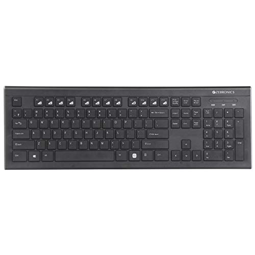 Zebronics Zeb- DLK01 USB Multimedia Keyboard(Black)