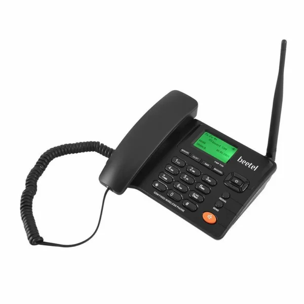 Beetel f2n Fixed landline Phone Wireless with LED Display, Dual Sim GSM, Phone Memory 1000 Numbers, Speaker Phone, FM Radio, Crystal Clear Conference Call