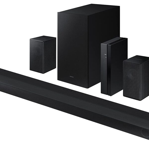 Samsung Soundbar (HW-B67E/XL) 5.1 Channel, Wireless Subwoofer, 1x Wireless Rear Speaker, 1x Center Speaker and Energy Star, Dolby 5.1ch & DTS Virtual