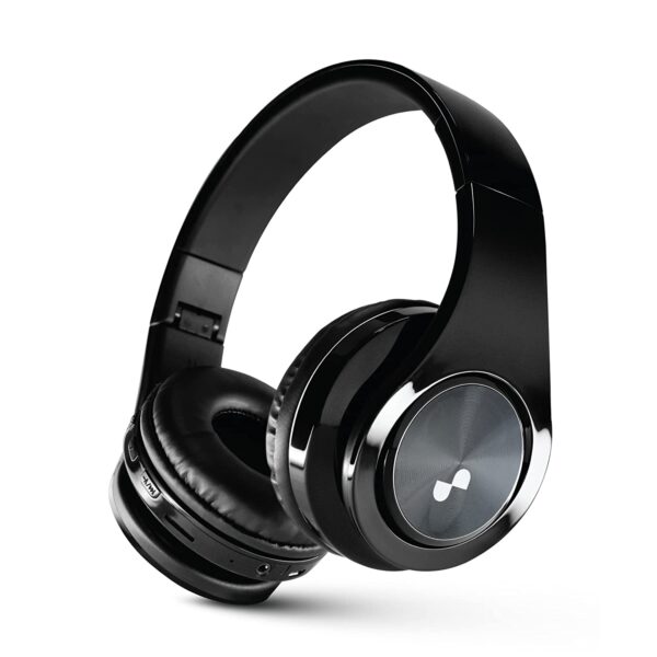 URBN Thump 300 Wireless Bluetooth On Ear Headphone with in-Built Mic, Upto 16 Hours Playback, HD Sound, Deep Bass, FM Radio, Intergrated Controls (Bla Total