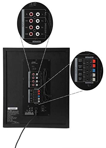 F&D F6000X Powerful 135W Bluetooth Home Audio Speaker & Home Theater System (5.1, Black)