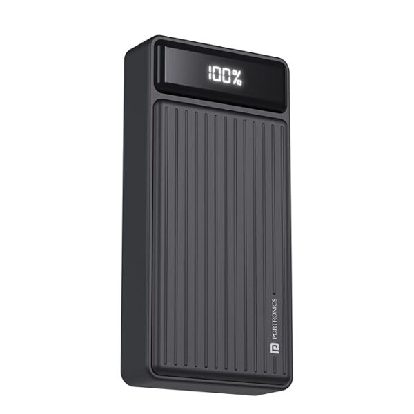 Portronics Luxcell B 20K Advanced 20000 mAh Power Bank with 22.5W Max Output, LED Indicator, 22.5w