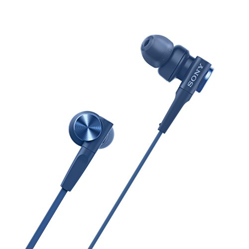 Sony Premium MDR-XB55AP Wired In Ear Headphone with Mic (Blue)