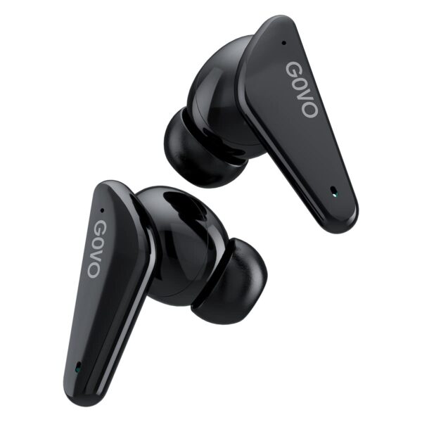GOVO GOBUDS 600 True Wireless in Ear Earbuds with Mic, ENC, 40H Playtime, Fast Charge, Gaming Mode, Bluetooth V5.2, IPX5, Type C, Super Bass & Touch ( Total