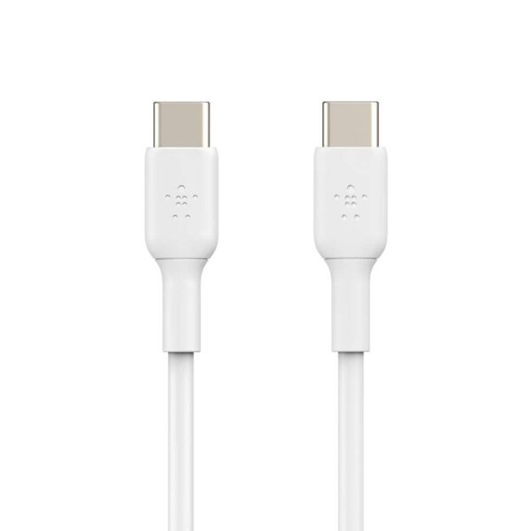 Belkin USB C to USB-C Fast Charging Type C Cable, 60W PD, 3.3 feet (1 meter) for Laptop, Personal Computer, Tablet, Smartphone - Black, USB-IF Certifi