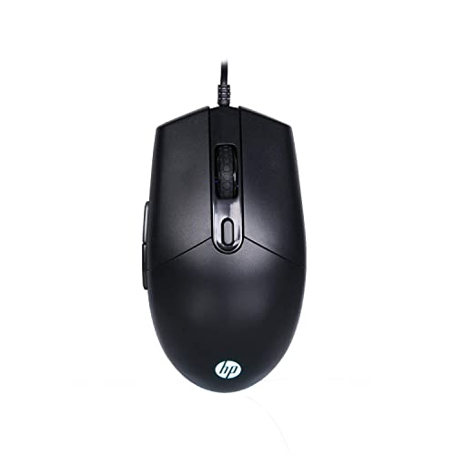 HP M260 RGB Backlighting USB Wired Gaming Mouse, Customizable 6400 DPI, Ergonomic Design, Non-Slip Roller, Lightweighted /3 Years Warranty (7ZZ81AA),B