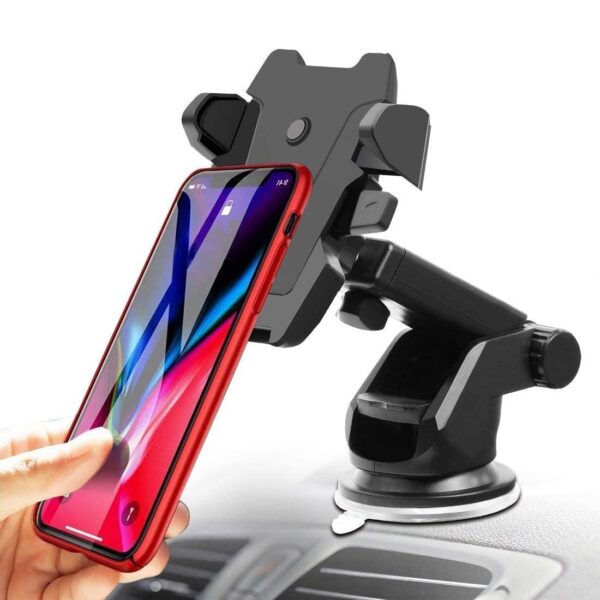 HUMBLE? Universal Silicone Sucker Long Neck Car Mobile Phone Holder Mount Stand Ultimate Reusable Suction Cup with 360 Degree Rotation for Car Windshi