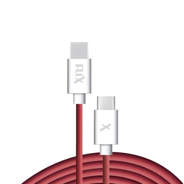 FLiX (Beetel 65W OnePlus Dash Warp Charge Cable, 6.5A Type-C to USB C PD Data Sync Fast Charging Cable Compatible with One Plus 8T/ 9/ 9R/ 9 pro/ 9RT/