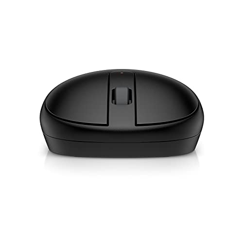 HP 240 Bluetooth Wireless Mouse with 3 Buttons/1600 DPI Red Optical Tracking/ Sleek and Ambidextrous /Compatible to Windows 10, macOS, Chrome OS (Black)