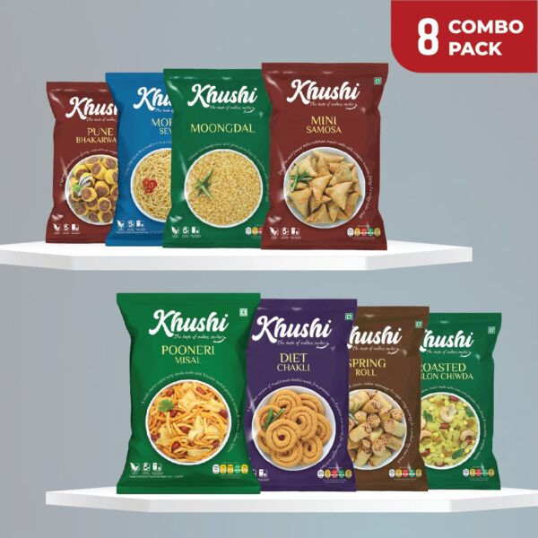 Pack of 8 Khushi Snacks